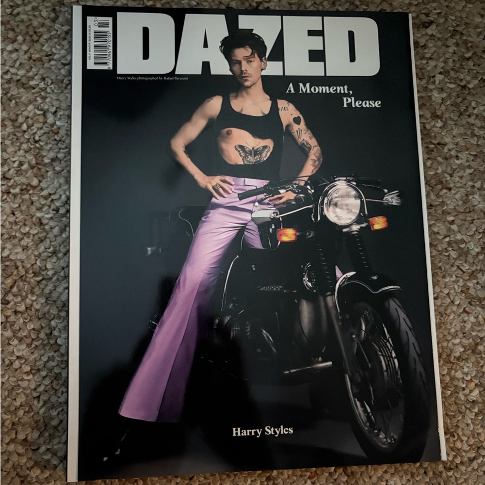 Dazed Magazine with Harry Styles